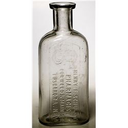 Henry F. Schuldt Pharmacist Bottle, Tuscarora, Nevada