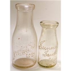 Two Rare Arizona Milk Bottles