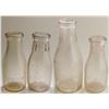 Image 1 : Four Tucson Embossed Milk Bottles