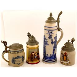 European Beer Steins (4)