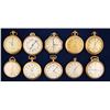 Image 1 : 10 Vintage Elgin Pocket Watches