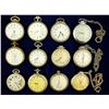 Image 1 : 12 Vintage Men's Pocket Watches