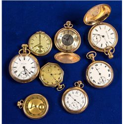 8 Gold Pocket Watches