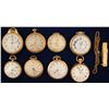 Image 1 : 8 Vintage Men's Pocket Watches