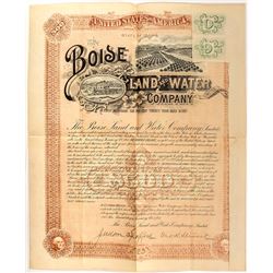 Boise Land and Water Company Bond