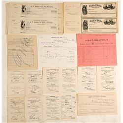 Idaho Territory Ephemera Collection