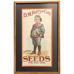 Vintage DM Ferry Seeds Poster