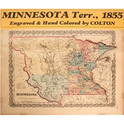 Map of Minnesota Territory