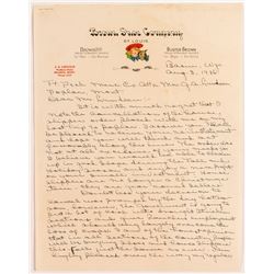 Brown Shoe Company Letter (1936)