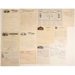 Montana Letterheads & Other Ephemera