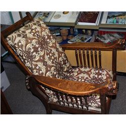 Antique Oak Recliner found in Dayton