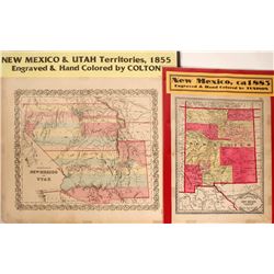 Maps of New Mexico & Utah Territories
