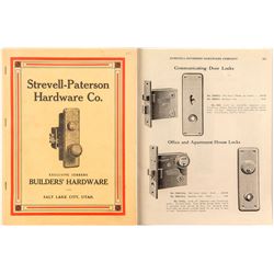 Early Hardware Catalog: Strevell-Paterson, Salt Lake City
