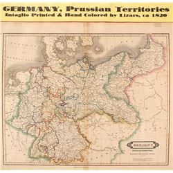 Map of Germany, Prussian Territories