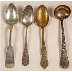 Souvenir Silver Spoons (4)