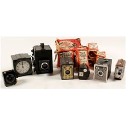 6  Cameras, A Timer and 9 Flash Bulbs