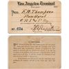 Image 1 : Los Angeles Terminal Railway Pass, 1891