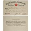 Image 1 : Grand Tower & Carbondale Railroad Co. Pass, 1887
