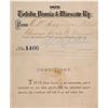 Image 1 : Toledo, Peoria & Warsaw Railway Pass, 1879