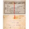 Image 1 : Eureka, Hamilton, & Ely Stagecoach Line Ticket, 1906