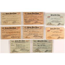New York, Chicago, & St. Louis Railroad Co. Passes