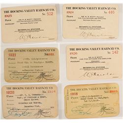 Hocking Valley Railroad Co. Pass Collection