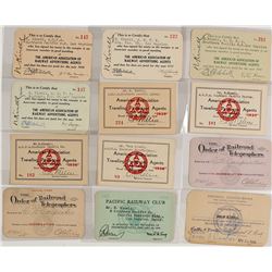 Railroad Associations Pass Collection
