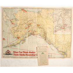 Alaska Map of Copper River Railway and Alaska Railroad