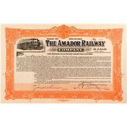 Amador Railway Bond