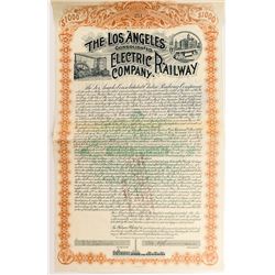 The Los Angeles Consolidated Electric Railway Company Bond