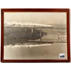 Baltimore & Ohio Railroad Framed  Photograph. c1925