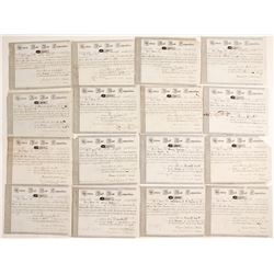 Western Rail Road Company Stock Certificate Collection