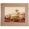 Image 1 : Mounted Photograph of Oregon & California Railroad Locomotive