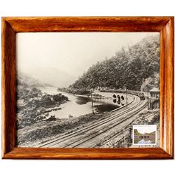 Baltimore & Ohio Railroad Framed  Photograph, c1915.