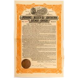 Spokane, Valley & Northern Railway Company Bond