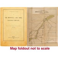 Prospectus of The Montreal and Sorel Railway Company