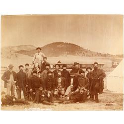 Men Posing in an Isolated Northern Pacific Station Stop