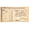Image 1 : 1838 Receipt for Thomas Dawson's Fire-Proof Cotton Warehouse