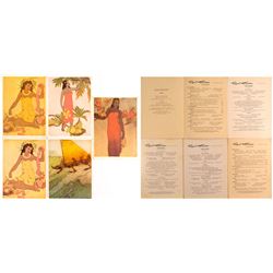 5 Matson Line Menus