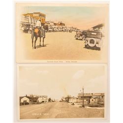 Two Wells Nevada Postcards