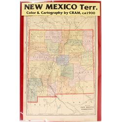 Map of New Mexico Territory