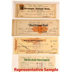West Virginia and Oklahoma Check Collection