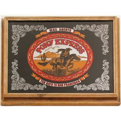 Framed New Pony Express Mirror