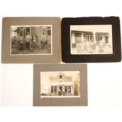 Mounted Photographs of Business Exteriors