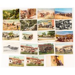 Wagon and Stage Postcard Collection