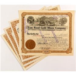Tom Reed Gold Mines Certificates