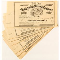 Porter G&S MC Certificates, 1860's