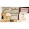 Image 1 : Nevada Mining Ephemera-Checks, Stocks, Postal History