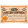 Image 1 : Sunset Copper Mining Company Stock Certificate, 1904, Snohomish County, WA
