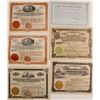 Image 1 : Six Different Western Mining Stock Certificates